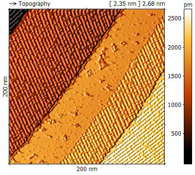 Nanodots on carbonized tungsten