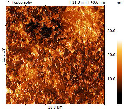 Magnetische Probe, Topographie